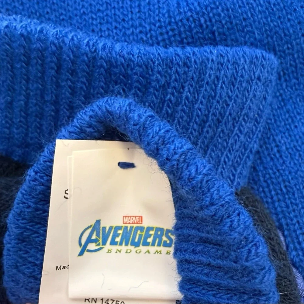 Avengers Boys Girls Knit Hat Gloves and Scarf Set One Size